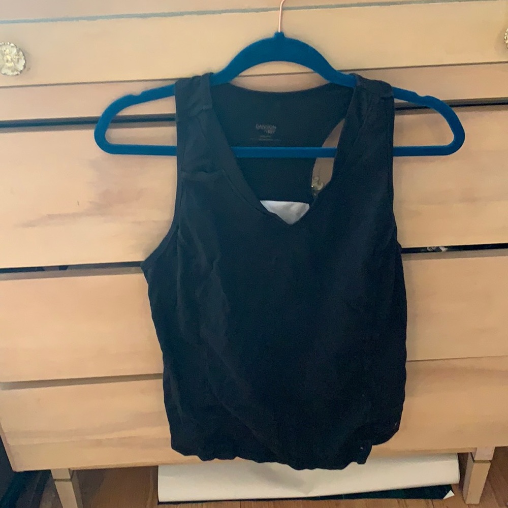 black Workout Tank Top